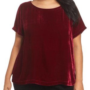 Eileen Fisher Silk Velvet Tee